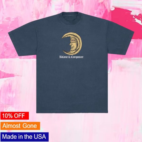 kenny Balance And Comp Band Merch Moon Navy Blue T Shirt