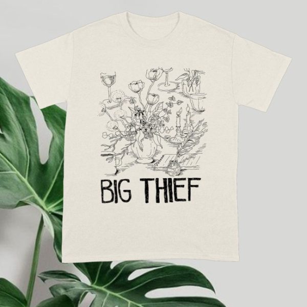 kenny Big Thief Merch Store Flowers Candles Shirt