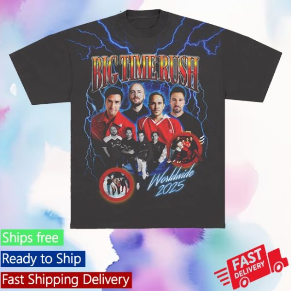 kenny Big Time Rush Merch Store Btr In Real Life Worldwide 2025 Bootleg Shirt