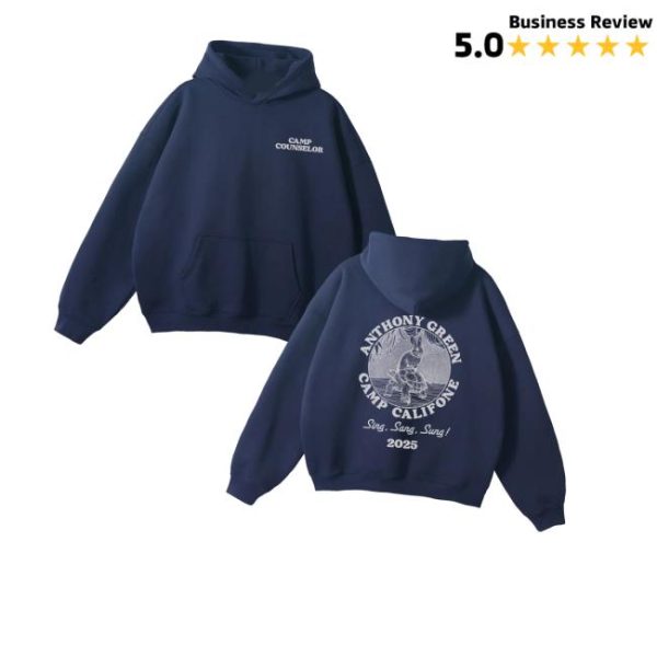 kenny Bornlosersrecords Merch Anthony Green Camp Califone Hoodieb