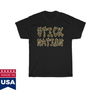 kenny Bossdogart Merch Stick Nation Black Tee