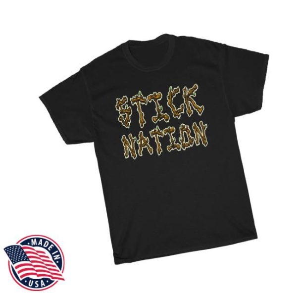 kenny Bossdogart Merch Stick Nation Black Teev
