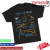 kenny Bossdogart Merch Types Of Sticks Black Teev