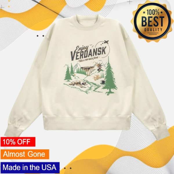 kenny Call Of Duty Merch Call Of Duty Warzone Enjoy Verdansk Cream Sweatshirt1