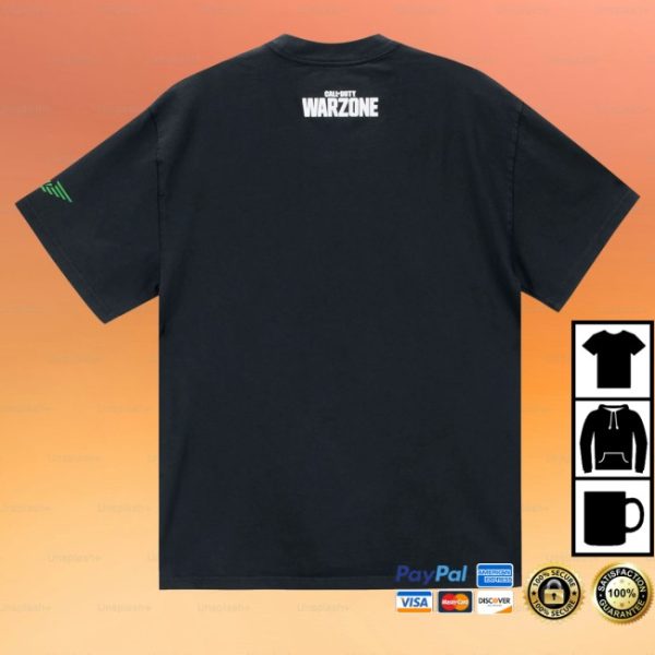 kenny Call Of Duty Merch Call Of Duty Warzone Verdansk Drop Back In Black Shirt1