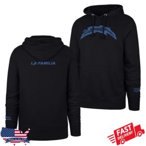 kenny Chargers Merch Mens 47 Black Los Angeles Chargers La Familia Headline Pullover Hoodie1 kenny Chargers Merch Mens 47 Black Los Angeles Chargers La Familia Headline Pullover Hoodie1