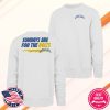 kenny Chargers Merch Mens 47 White Los Angeles Chargers Sundays Are For The Bolts Backer Pullover Sweatshirt0