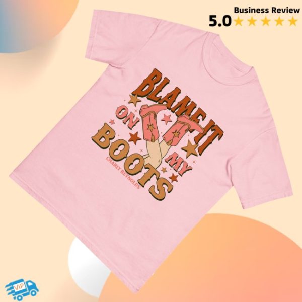 kenny Charly Reynolds Merch Blame It On My Boots Tee1