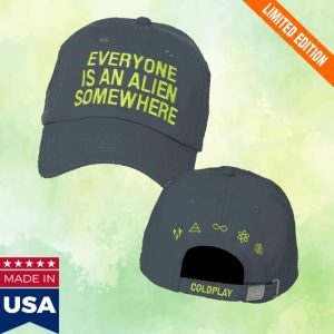 kenny Coldplay Merch Everyone Is An Alien Somewhere Hatxx kenny Coldplay Merch Everyone Is An Alien Somewhere Hatxx