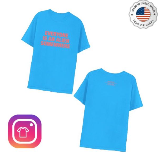 kenny Coldplay Merch Everyone Is An Alien Somewhere Teeb