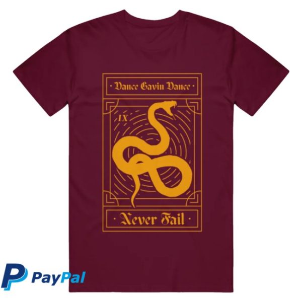kenny Dance Gavin Dance Merch Snake Tarot Shirt