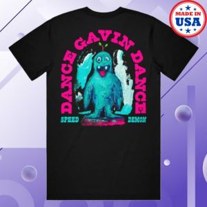 kenny Dance Gavin Dance Merch Speed Demon Black Shirt