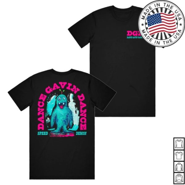 kenny Dance Gavin Dance Merch Speed Demon Black Shirt1