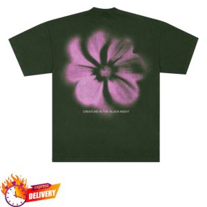 kenny Dayseeker Merch Store Forest Green Faded Flower Shirst