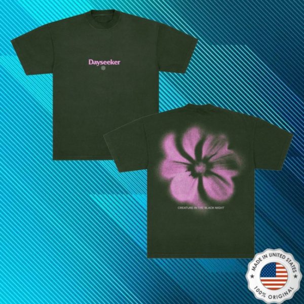 kenny Dayseeker Merch Store Forest Green Faded Flower Shirstc