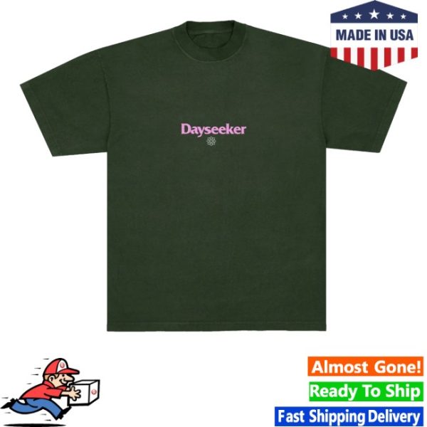 kenny Dayseeker Merch Store Forest Green Faded Flower Shirt