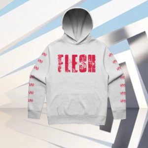 kenny Dying Wish Merch Flesh Hoodie