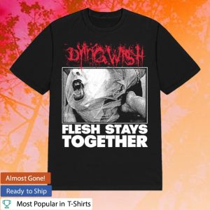 kenny Dying Wish Merch Store Flesh Stays Together Black Shirt kenny Dying Wish Merch Store Flesh Stays Together Black Shirt