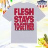 kenny Dying Wish Merch Store Flesh Stays Together Heather Grey Shirts