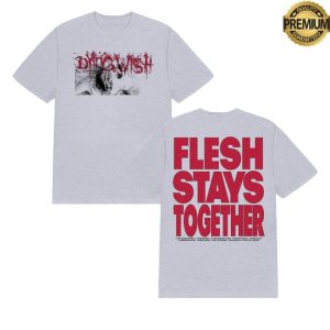 kenny Dying Wish Merch Store Flesh Stays Together Heather Grey Shirtss kenny Dying Wish Merch Store Flesh Stays Together Heather Grey Shirtss