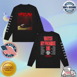 kenny Dying Wish Merch Watching My Promise Die Long Sleeve kenny Dying Wish Merch Watching My Promise Die Long Sleeve