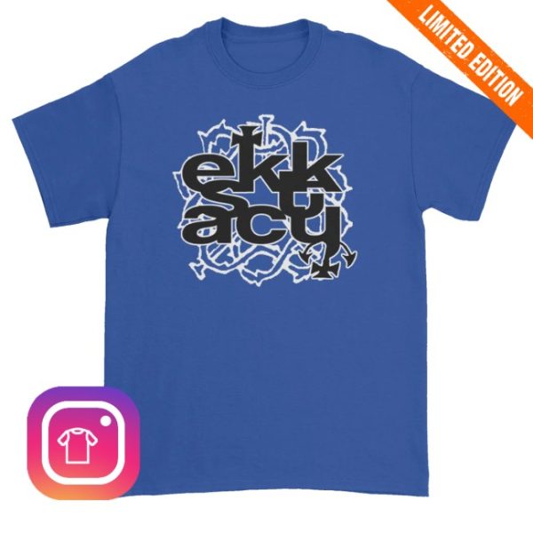 kenny Ekkstacy Merch Barbed Logo Shirt China Blue