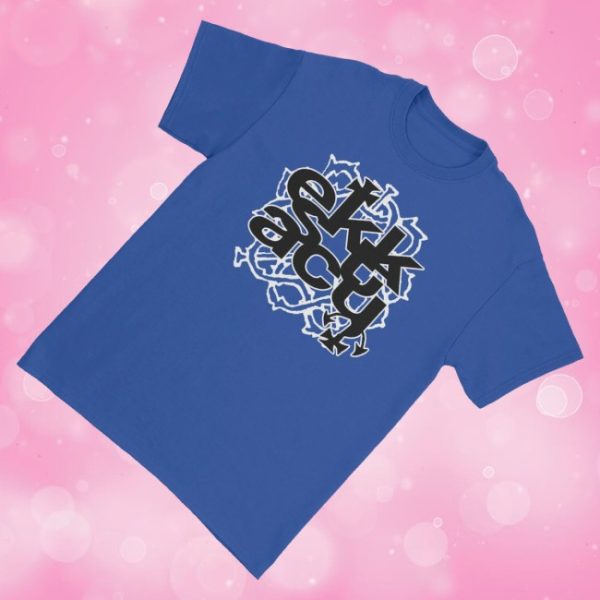 kenny Ekkstacy Merch Barbed Logo Shirt China Blue1