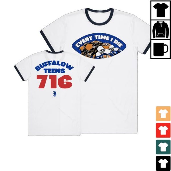 kenny Etid Store Merch Buffalow Teens Ringer Shirt