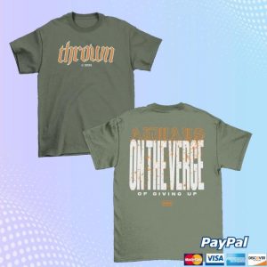 kenny Extendedpain Merch Thrown On The Verge Green Tee kenny Extendedpain Merch Thrown On The Verge Green Tee