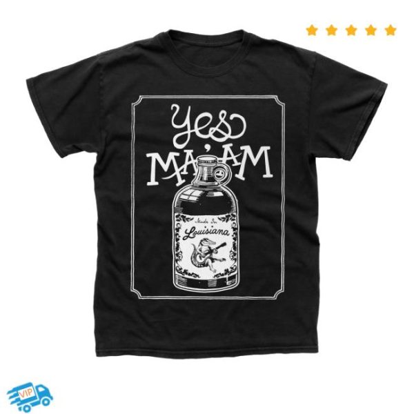 kenny Flail Records Merch Shop Yes Maam Louisiana Shirt