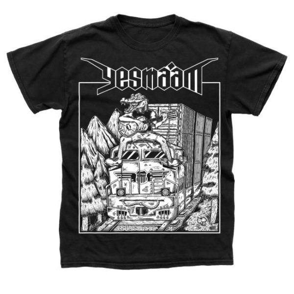 kenny Flail Records Merch Shop Yes Maam Triple Stack Shirt