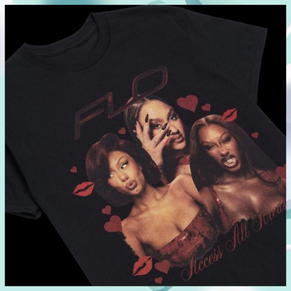 kenny Flo Merch Store Access All Areas Homage Black Shirts