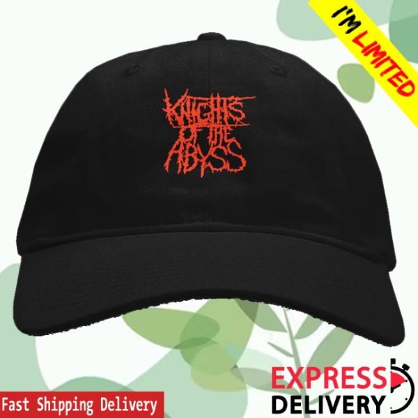 kenny Hello Merch Knights Of The Abyss Blood Red Logo Dad Hat