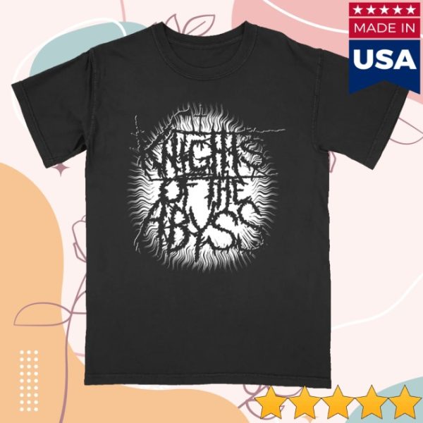 kenny Hello Merch Knights Of The Abyss White Splatter Shirt