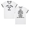 kenny I Only Trust Rock N Roll White Ringer Shirt