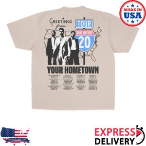 kenny Jonas Brothers Merch Store Greetings From Your Hometown Route 20 Tour Shirt