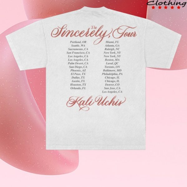kenny Kali Uchis Merch Store Sincerely Tour Envelope Shirts