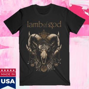 kenny Lamb Of God Merch Store Ram Skull Black Shirt kenny Lamb Of God Merch Store Ram Skull Black Shirt