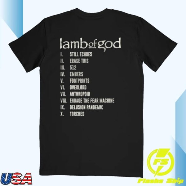 kenny Lamb Of God Merch Store Sturm Und Drang Tracklist Vintage Shirt