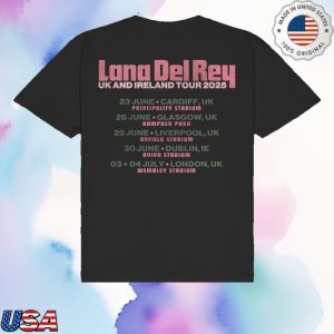 kenny Lana Del Rey Merch Store 2025 Photo Tour Black Shirtc kenny Lana Del Rey Merch Store 2025 Photo Tour Black Shirtc
