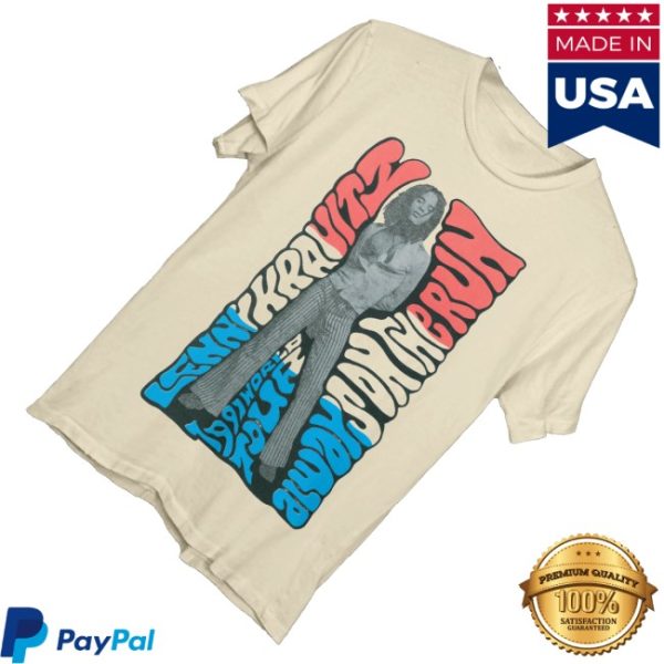 kenny Lenny Kravitz Merch Wavy World Tour Tee0