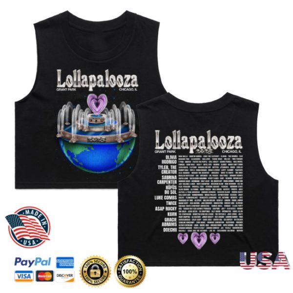kenny Lollapalooza Merch Store Planet Lolla Lineup Tank Topd