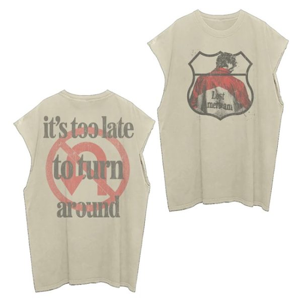 kenny Machine Gun Kelly Store Merch Lost Americana Its Too Late To Turn Around Tank Top0