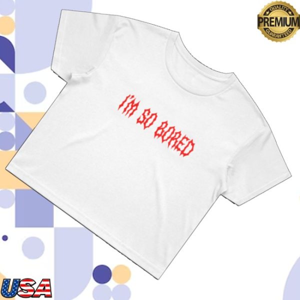 kenny Mal Blum Merch Im So Bored Crop Top0
