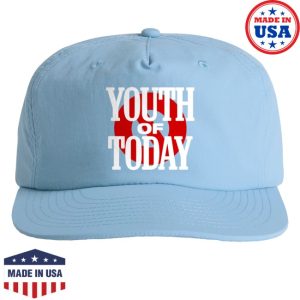 kenny Merchnow Merch Youth Of Today Logo Carolina Blue Surf Cap kenny Merchnow Merch Youth Of Today Logo Carolina Blue Surf Cap