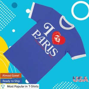 kenny Mporium Merch Paris 2025 Royal Blue Event Ringer Shirt0