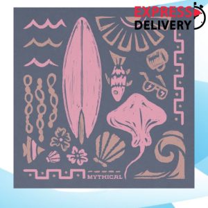 kenny Mythical Merch Store Mythical Marine Mosaic Long Sleeve Tees