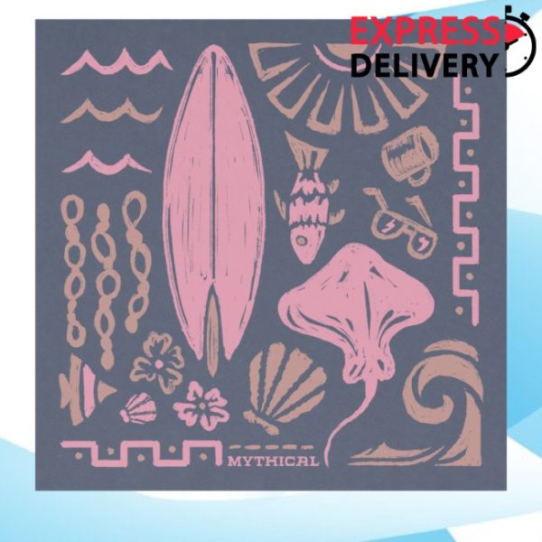 kenny Mythical Merch Store Mythical Marine Mosaic Long Sleeve Tees