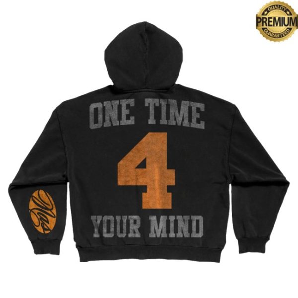kenny Nas Merch One Time 4 Your Mind Zip Up Hoodie