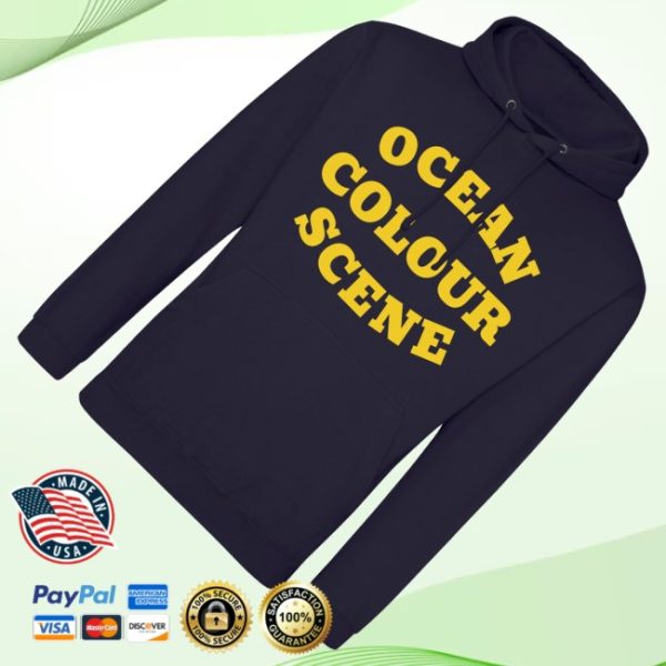 kenny Ocean Colour Scene Merch Curve Hoody Navy0